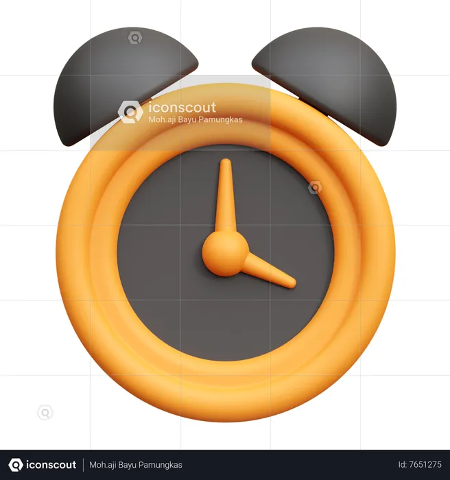 Alarm Clock  3D Icon