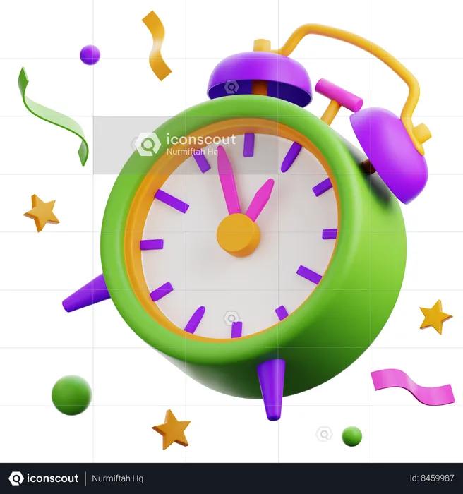 Alarm Clock  3D Icon