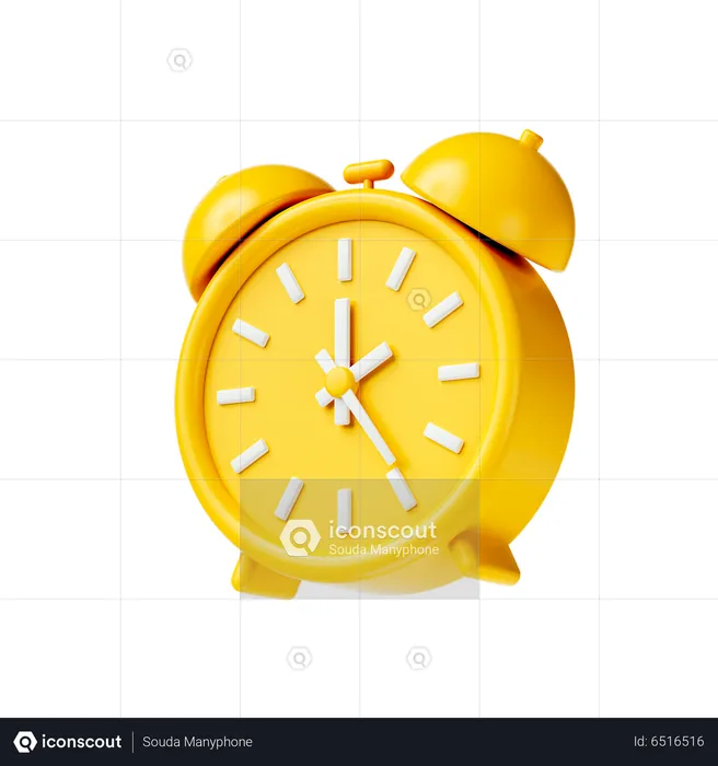 Alarm Clock  3D Icon