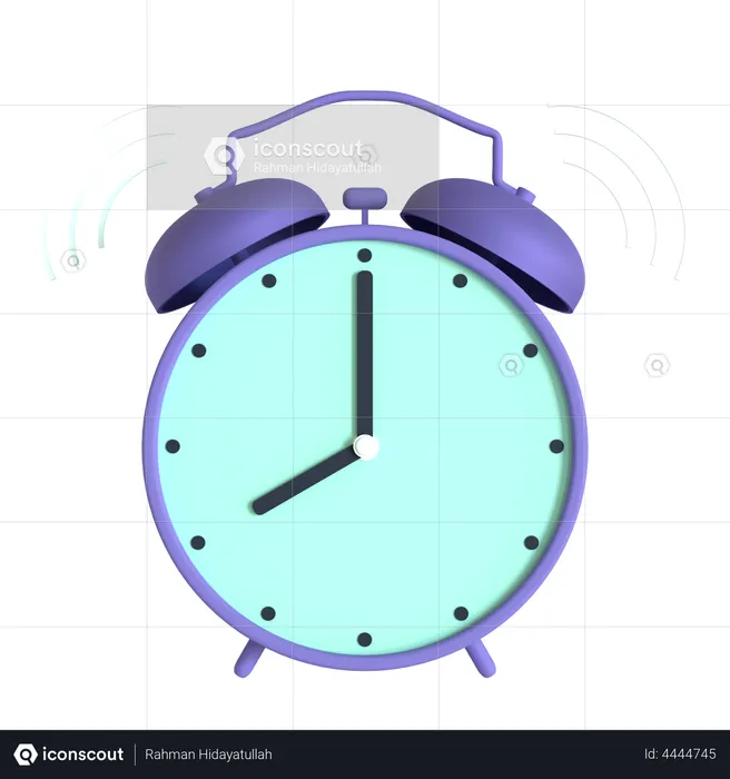 Alarm Clock  3D Illustration