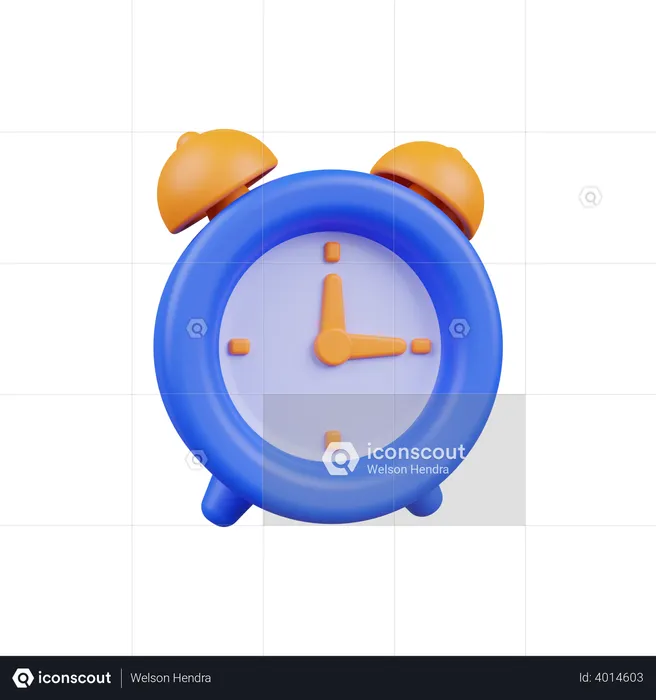 Alarm Clock  3D Illustration