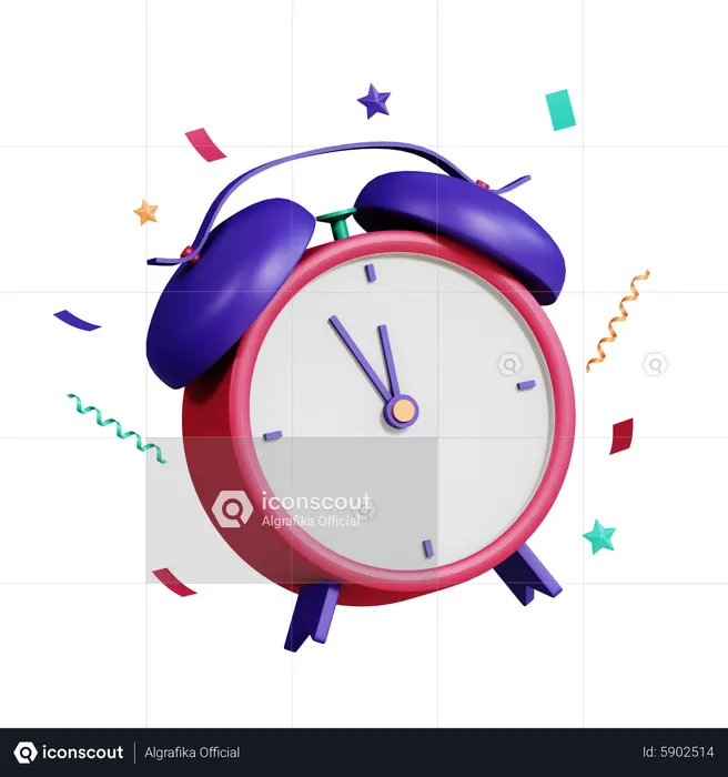 Alarm Clock  3D Icon