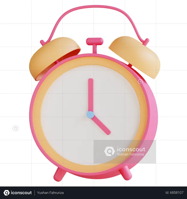 Alarm Clock  3D Icon