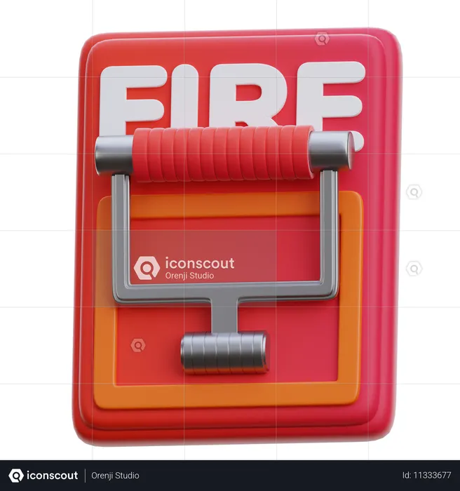 Alarm Lever  3D Icon