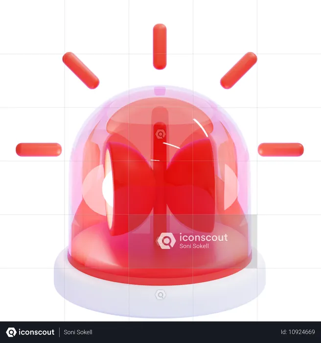 Alarm Light  3D Icon