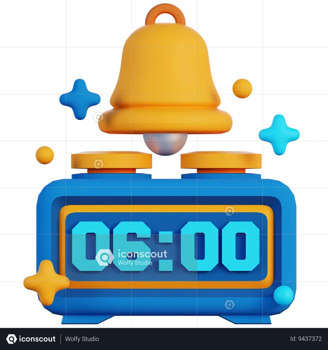 ALARM NOTIFICATION  3D Icon