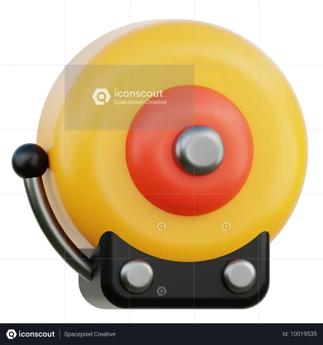 Alarma de incendios  3D Icon