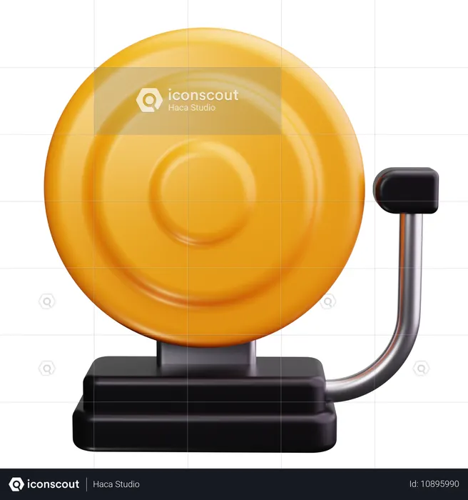 Alarma de incendios  3D Icon