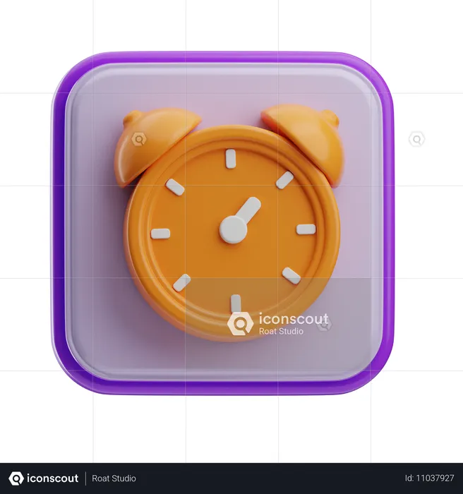 Alarme  3D Icon