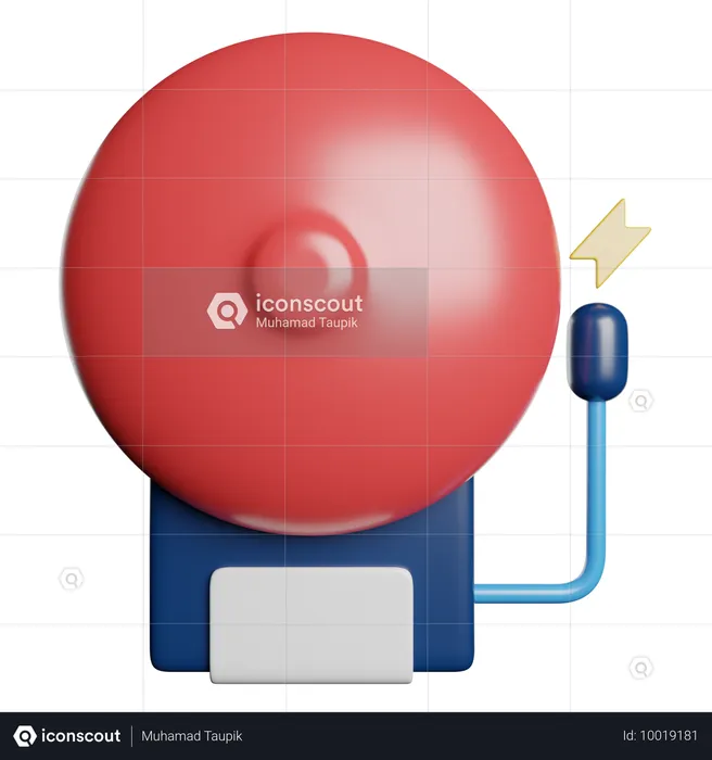 Alarme de incêndio  3D Icon