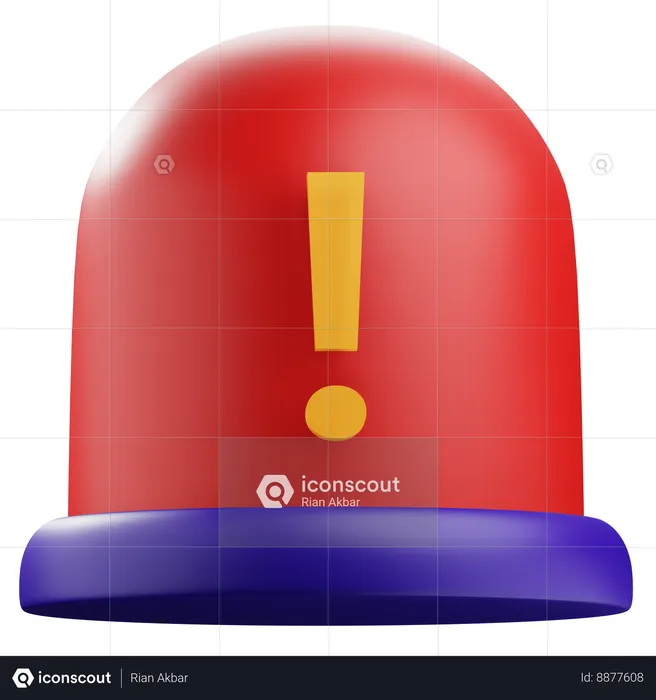 Alarme d'urgence  3D Icon