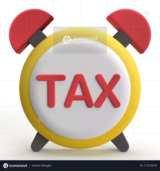 Alarme fiscal  3D Icon