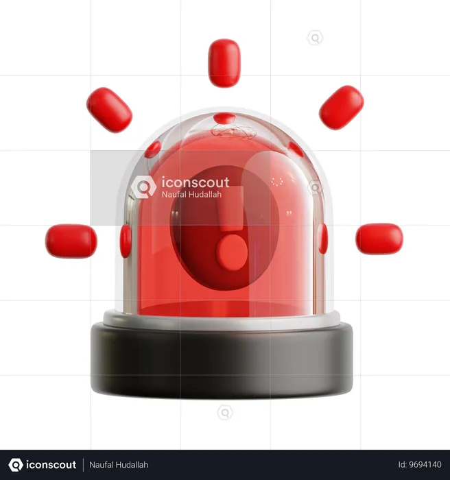 Alarmsirene  3D Icon