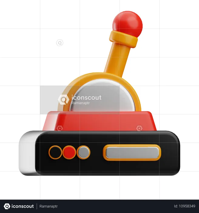 Alavanca de controle  3D Icon