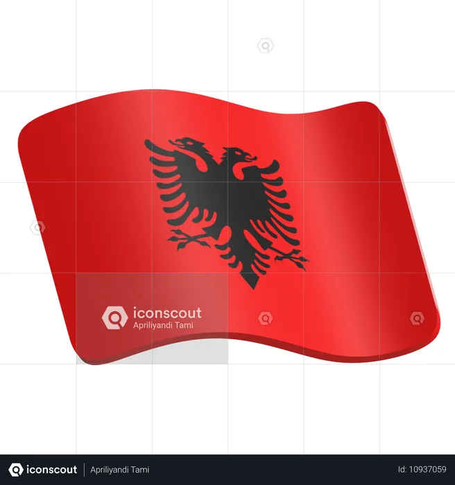 Albania  3D Icon