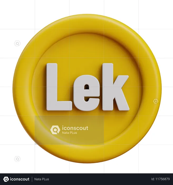 Albania Lek  3D Icon