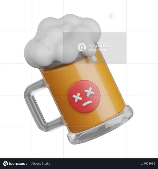 Alcohol  3D Icon