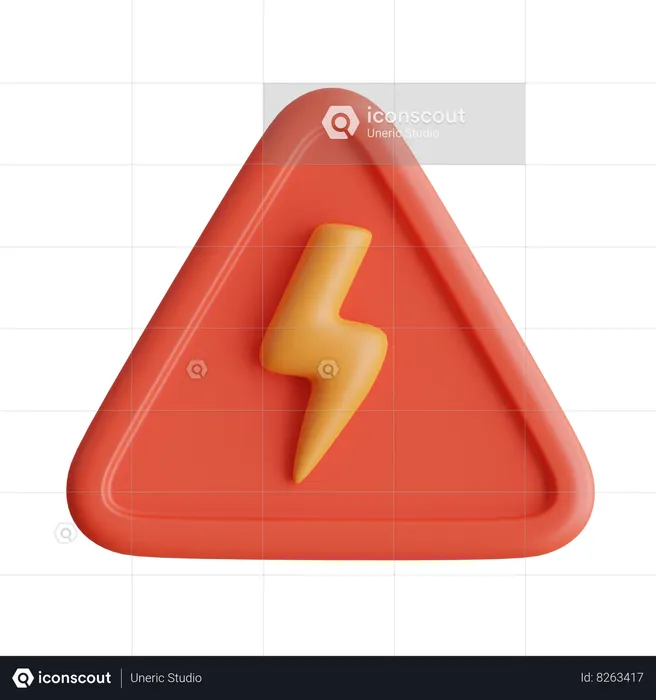 Alert  3D Icon