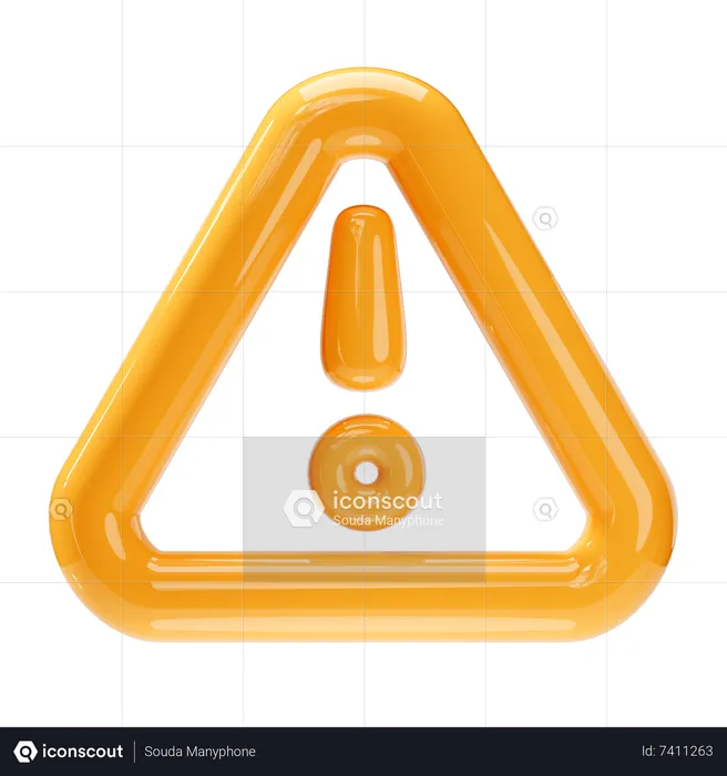 Alerta  3D Icon