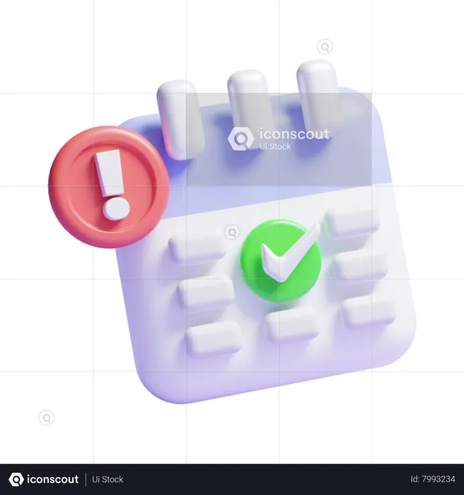 Agendar alerta  3D Icon