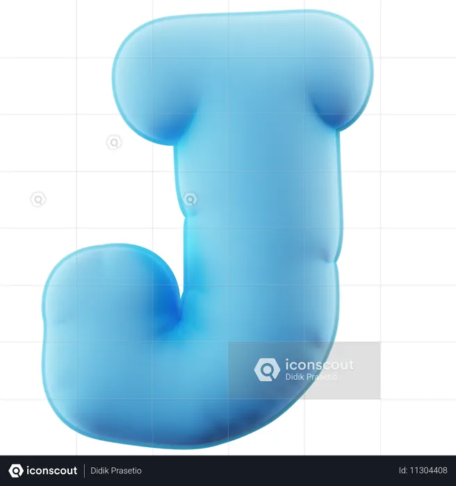 Alfabeto j  3D Icon