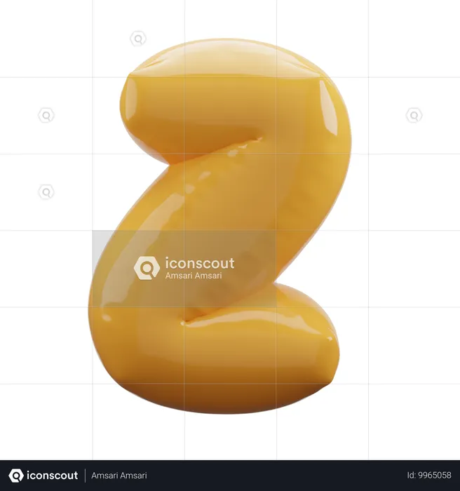 Alfabeto Z Emoji 3D Icon