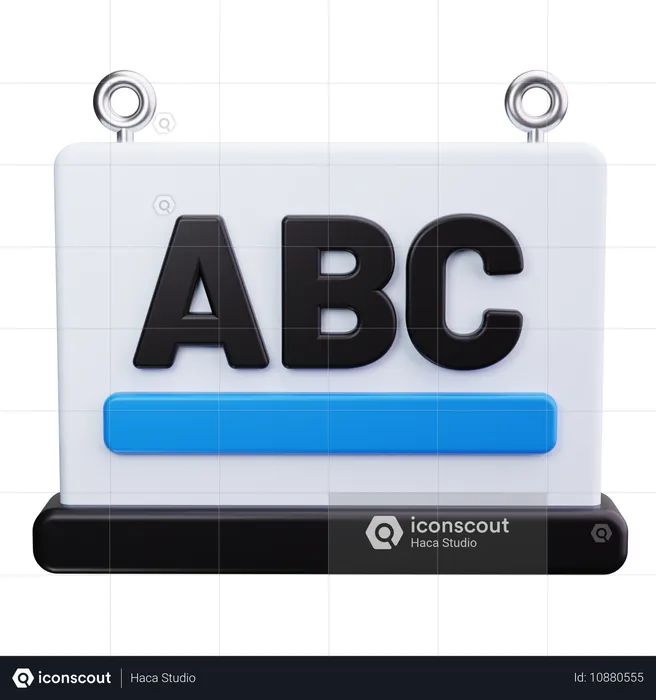 Alfabetos abc  3D Icon