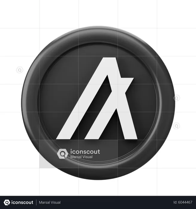 Algo Algorand Coin  3D Icon