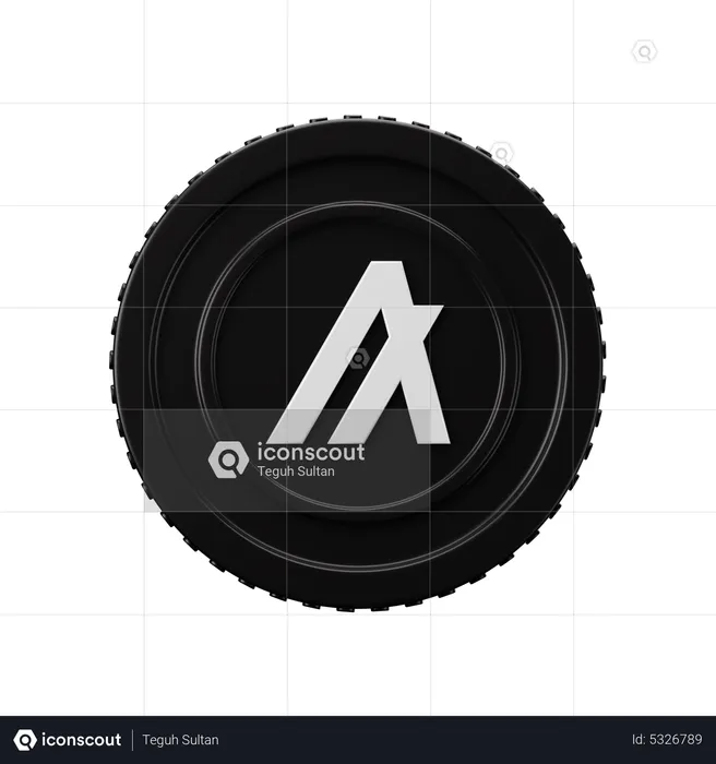 Algorand Coin ALGO  3D Icon