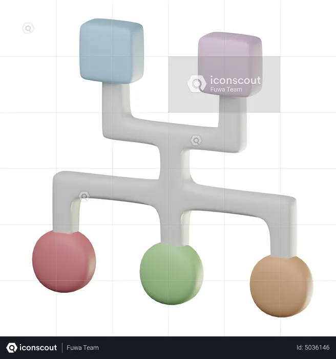 Algorithm  3D Icon