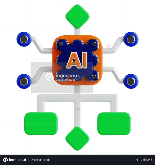 Algorithm  3D Icon