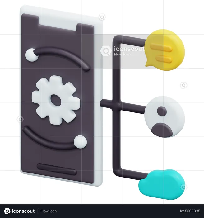 Algorithm Service  3D Icon