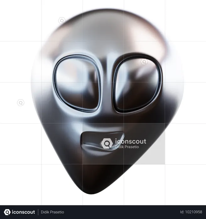 Alien  3D Icon