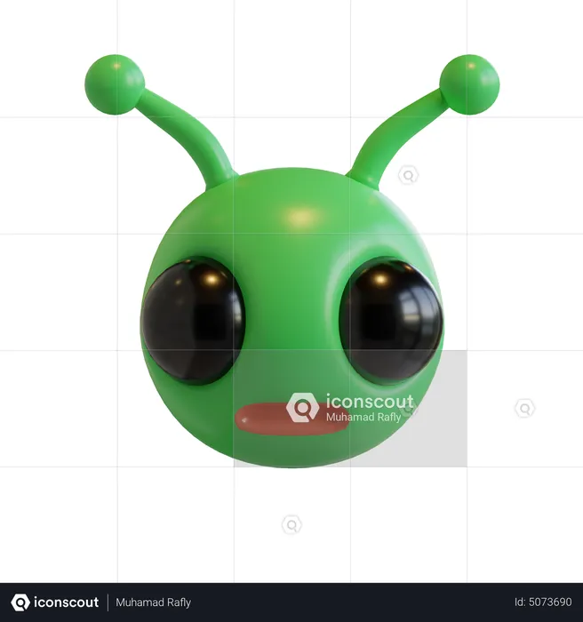 Alien  3D Icon