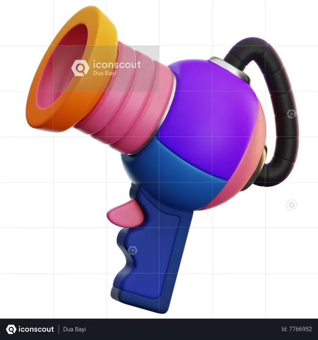 エイリアンガン  3D Icon