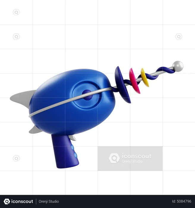 Außerirdische Waffe  3D Icon