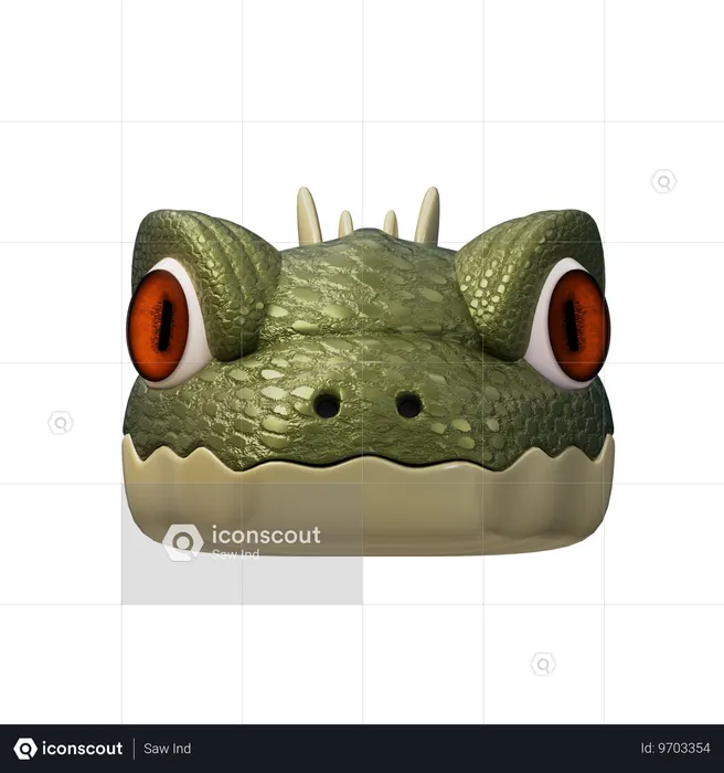 Aligator  3D Icon