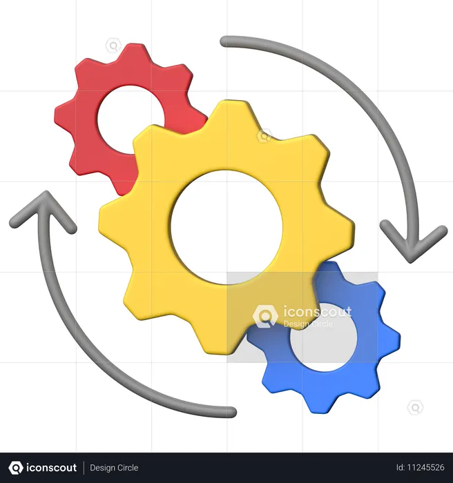 Alignement opérationnel  3D Icon