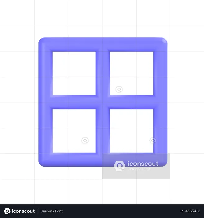 All Border  3D Icon