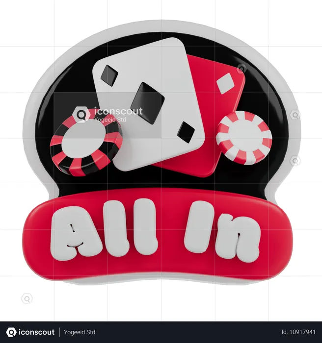 All In  3D Sticker