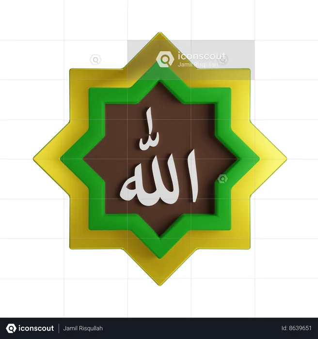 Allah  3D Icon
