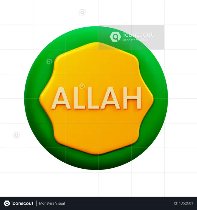 Allah  3D Illustration