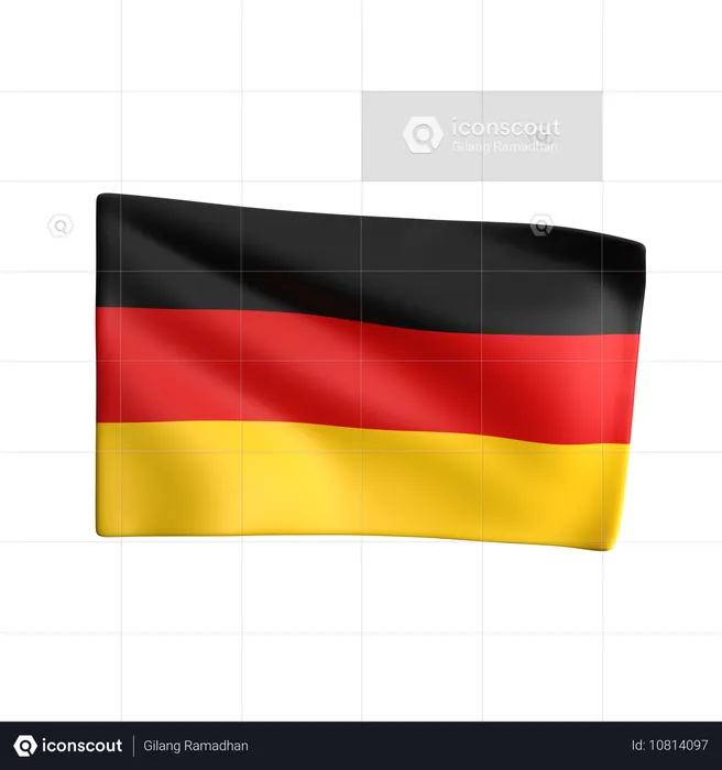 Allemagne Flag 3D Icon