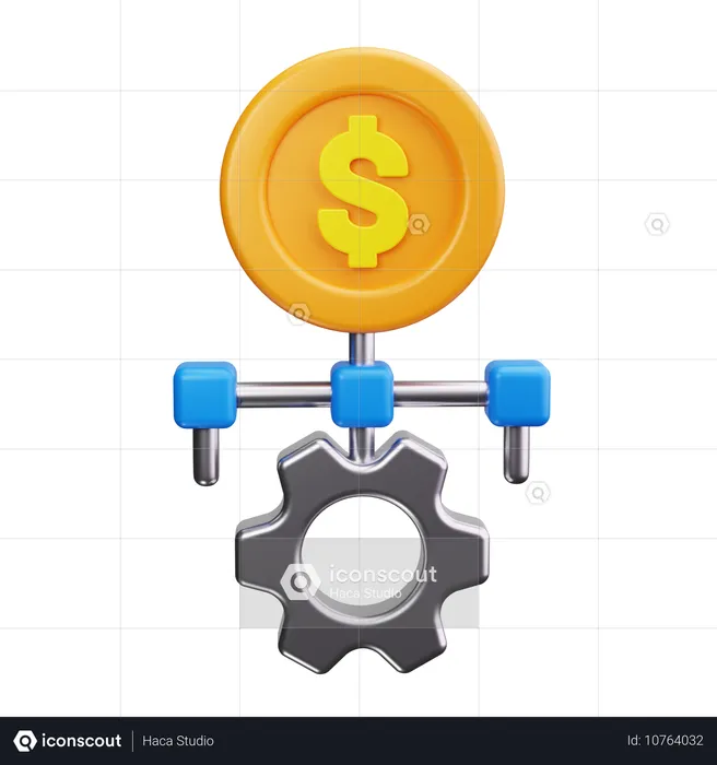 Allocation d'actifs  3D Icon