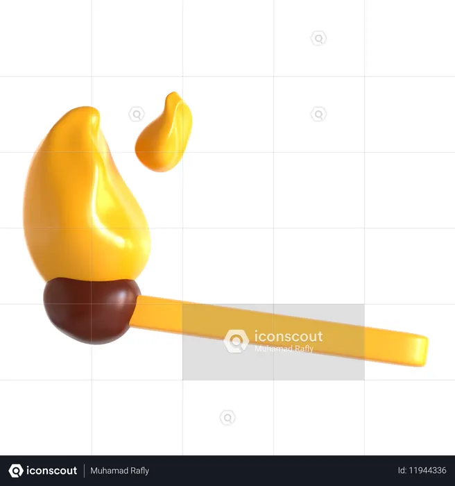 Allumettes d'urgence  3D Icon