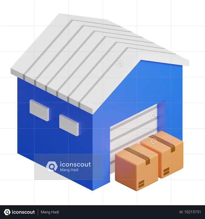 Depósito  3D Icon