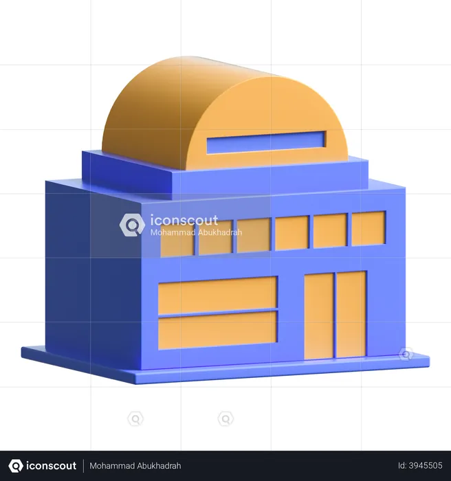 Depósito  3D Illustration