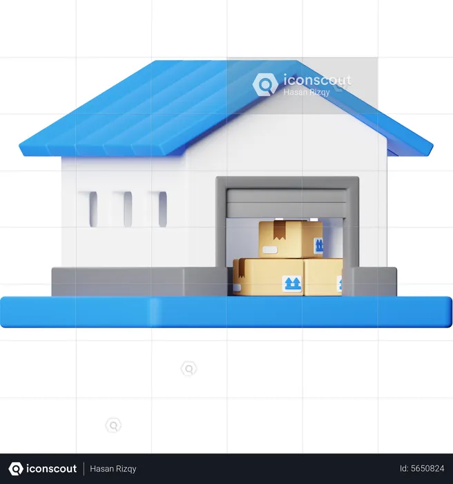 Depósito  3D Icon