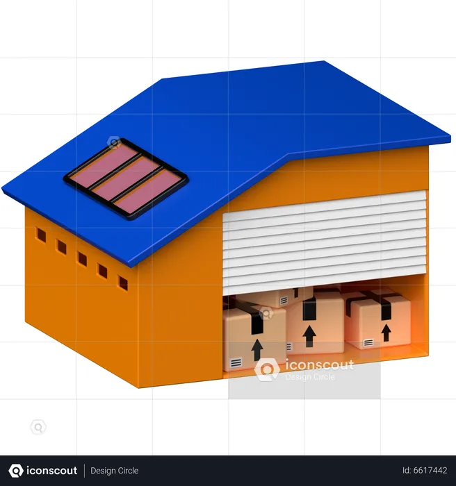 Depósito  3D Icon