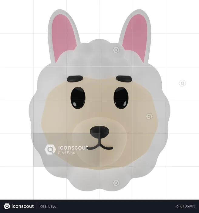 Alpaca  3D Icon